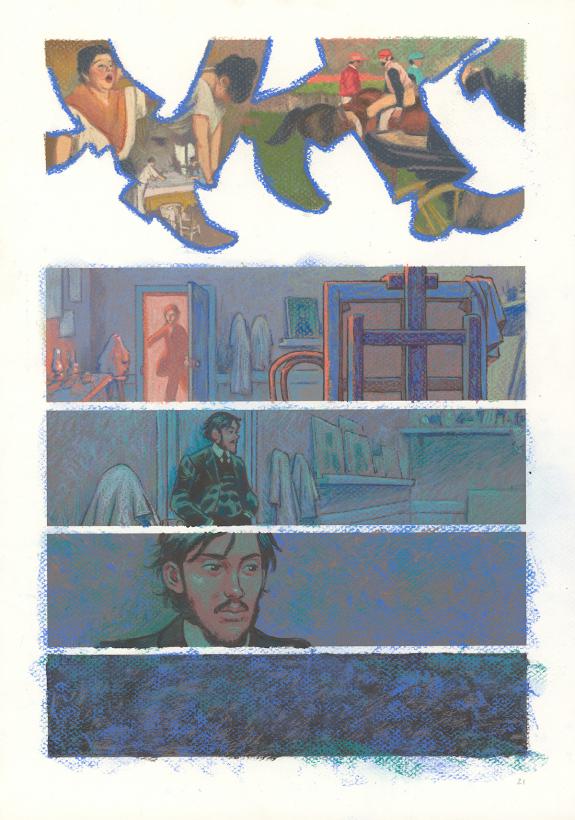 Efa - Degas, La Danse de la Solitude, Planche originale n&deg;21