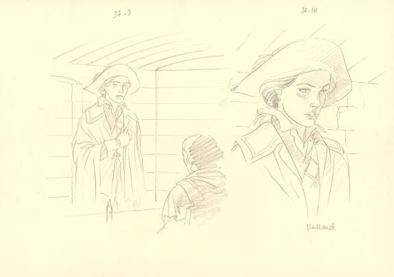 Andr&eacute; Juillard - Plume aux Vents, Illustration originale, re