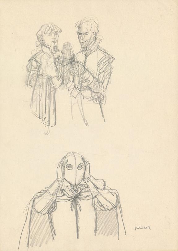 Andr&eacute; Juillard - Les 7 Vies de l'&Eacute;pervier, Illustration orig