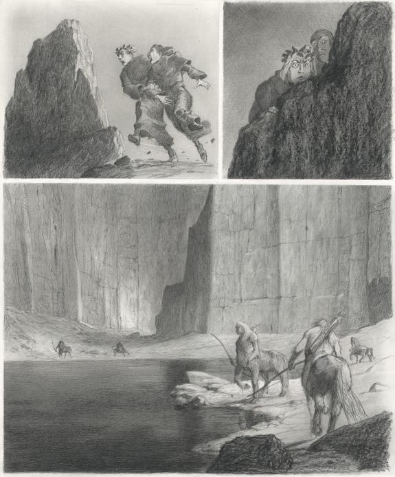 Paul & Ga&euml;tan Brizzi - L'Enfer de Dante, Planche originale n