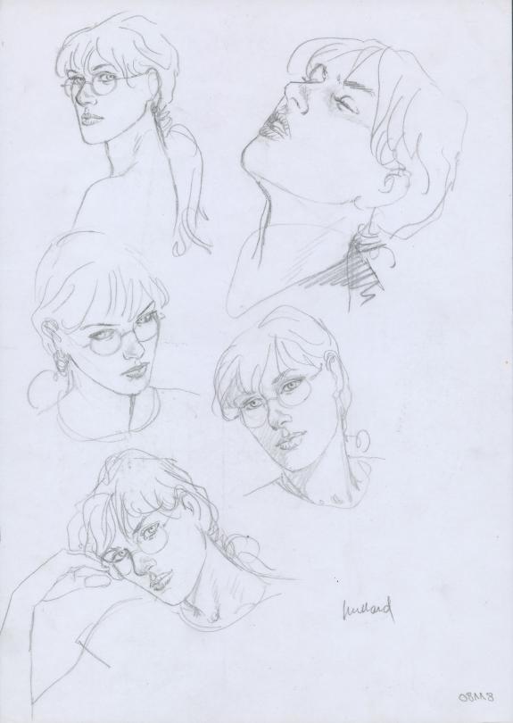 Andr&eacute; Juillard - Apr&egrave;s la pluie, Illustration originale 