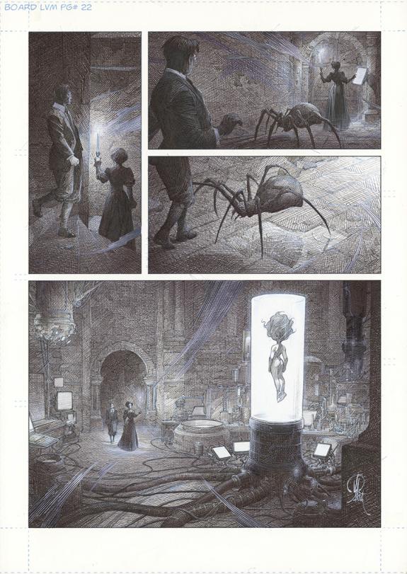 Alberto Varanda - La Mort vivante, Planche originale n&deg;22