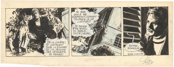 Paul Gillon - 13 rue du l'Espoir, Strip original n&deg;3015, pub
