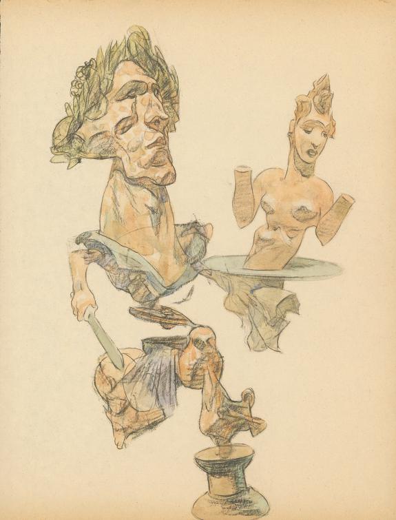 Carlos Nine - Illustration originale  publi&eacute;e dans Telerama,