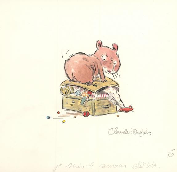 Claude K. Dubois - Lola , Je suis un amour !, Illustration o