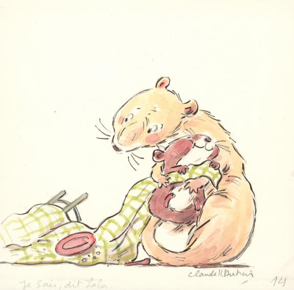 Claude K. Dubois - Lola , Je suis un amour !, Illustration o