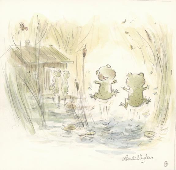 Claude K. Dubois - Momo va dormir chez Armand , Illustration