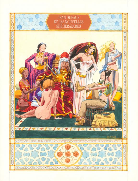 Ana Miralles - Illustration originale "Jean et les nouvelles