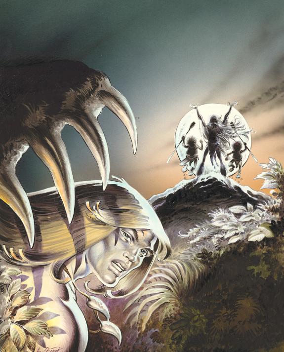 Andr&eacute; Cheret - Rahan, Rahan contre "le temps", Couverture or