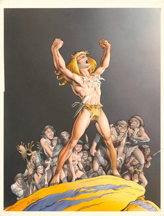 Andr&eacute; Cheret - Rahan, Int&eacute;grale couleur, Couverture original