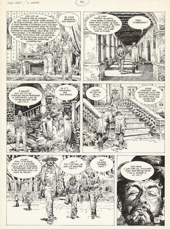 Antonio Hernandez Palacios - Mac Coy, Fiesta &agrave; Durango, Plan