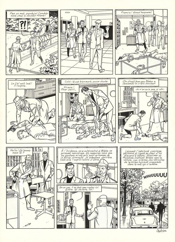 Antoine Aubin - Blake et Mortimer, Huit heures &agrave; Berlin, Pla