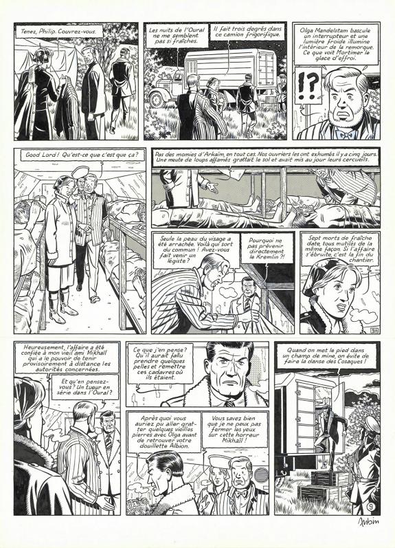 Antoine Aubin - Blake et Mortimer, Huit heures &agrave; Berlin, Pla