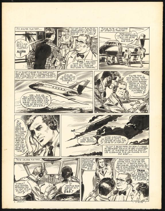 Claude Pascal - Planche originale n&deg;19 tir&eacute;e de l'histoire 4