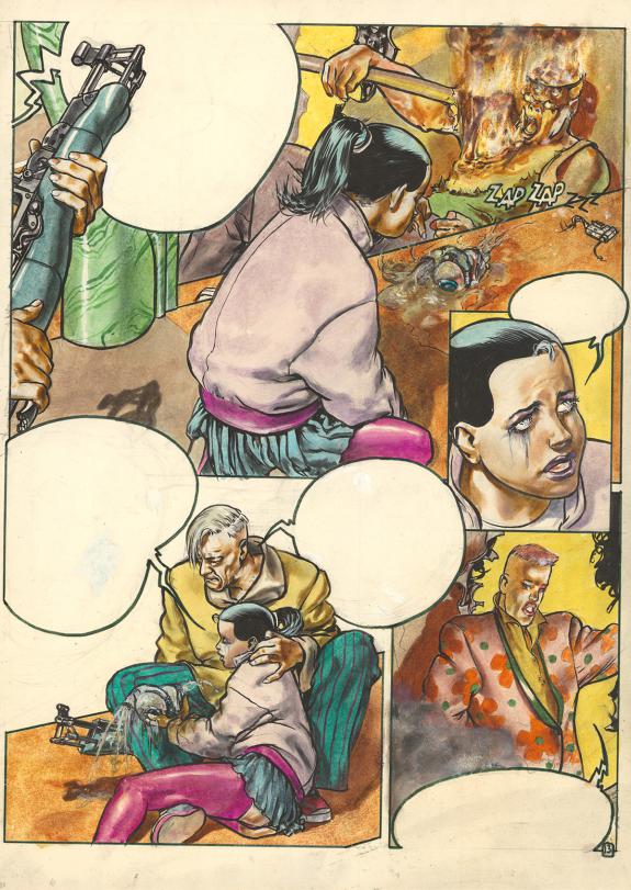 Tanino Liberatore - RanXerox, Amen !, Planche originale n&deg;13