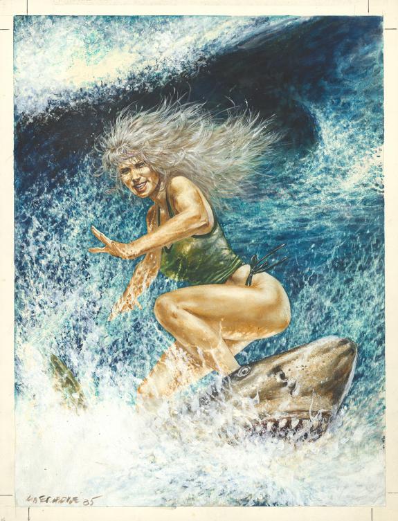 Tanino Liberatore - Illustration originale r&eacute;alis&eacute;e en 1985