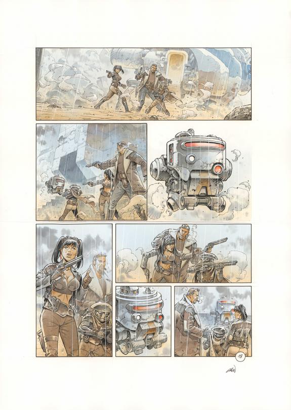 Grun - Space Relic Hunters, Planche originale n&deg;018