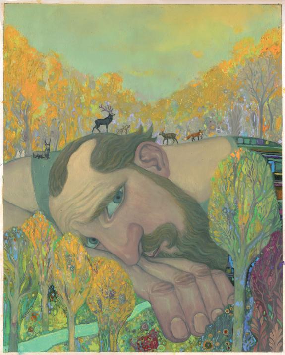 David Sala - Le G&eacute;ant Chagrin, Couverture originale