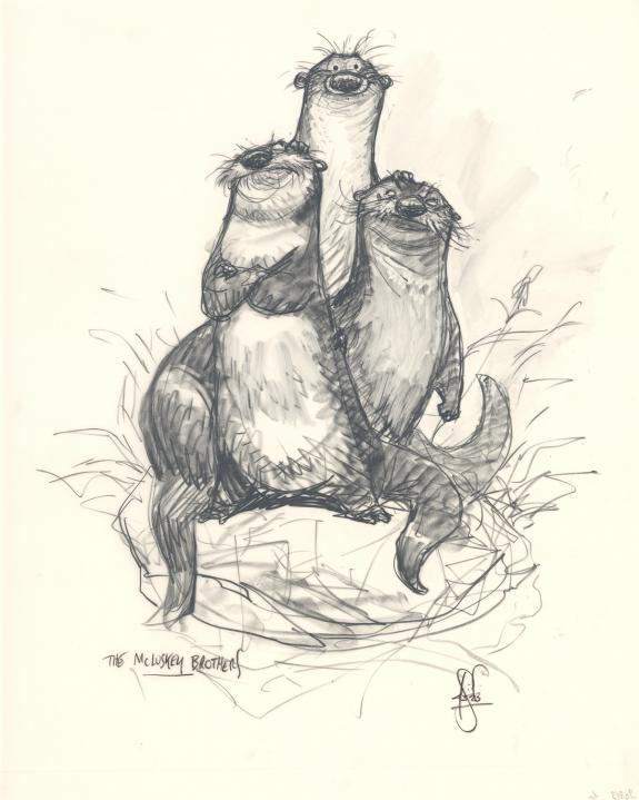 Peter de S&egrave;ve - The McLuskey brothers, illustration original