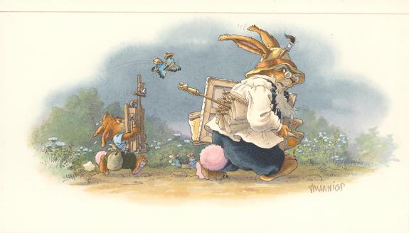 Lo&iuml;c Jouannigot - La Famille Passiflore , La Le&ccedil;on de peintu