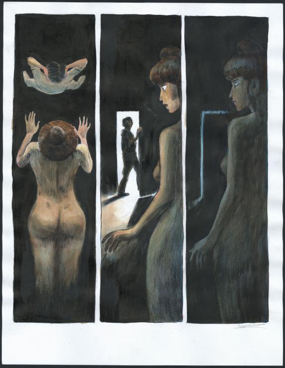 Cl&eacute;ment Oubrerie - Pablo, Picasso, Planche originale, repris