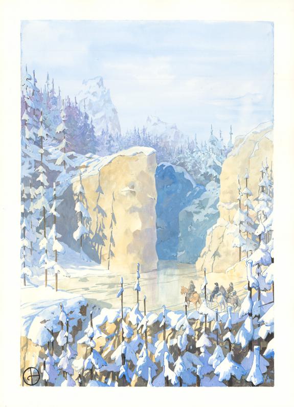 Gr&eacute;goire Bonne - La demi-double femme, Illustration original