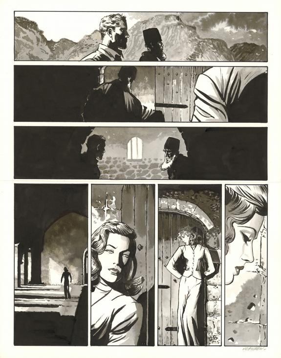 Bernard Vrancken - Les Enfants du ciel, Planche originale n&deg;