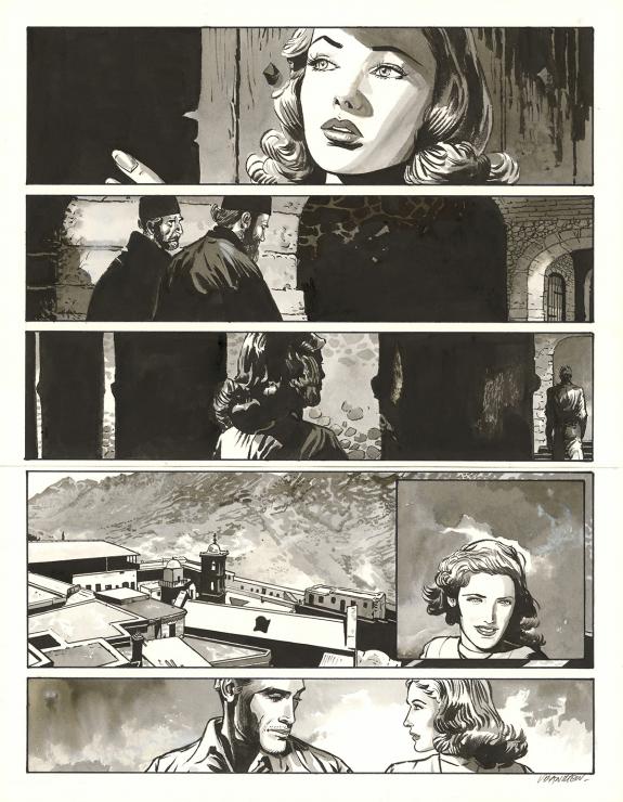 Bernard Vrancken - Les Enfants du ciel, Planche originale n&deg;