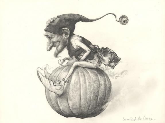 Jean-Baptiste Monge - &Agrave; la recherche de F&eacute;erie, crayonn&eacute; ori