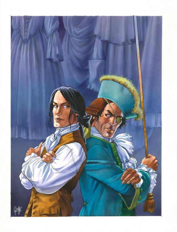 Griffo - Giacomo C., Le Ma&icirc;tre et son valet, Couverture orig