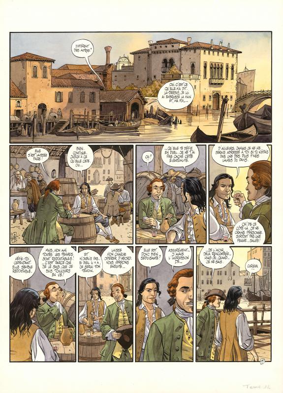 Griffo - Giacomo C., La Fiammina, Planche originale n&deg;15