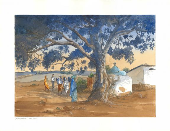 Joel Alessandra - Je est un autre, Harar, Illustration origi