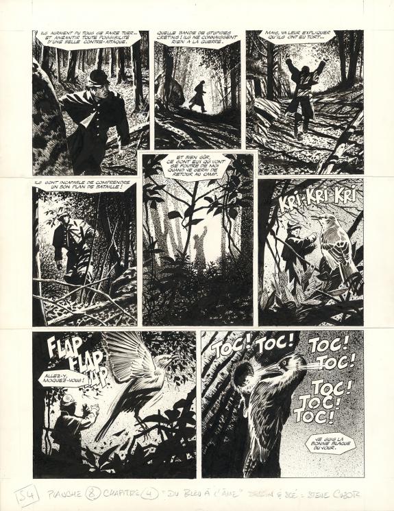 Steve Cuzor - Le Combat d'Henry Fleming, Planche originale n