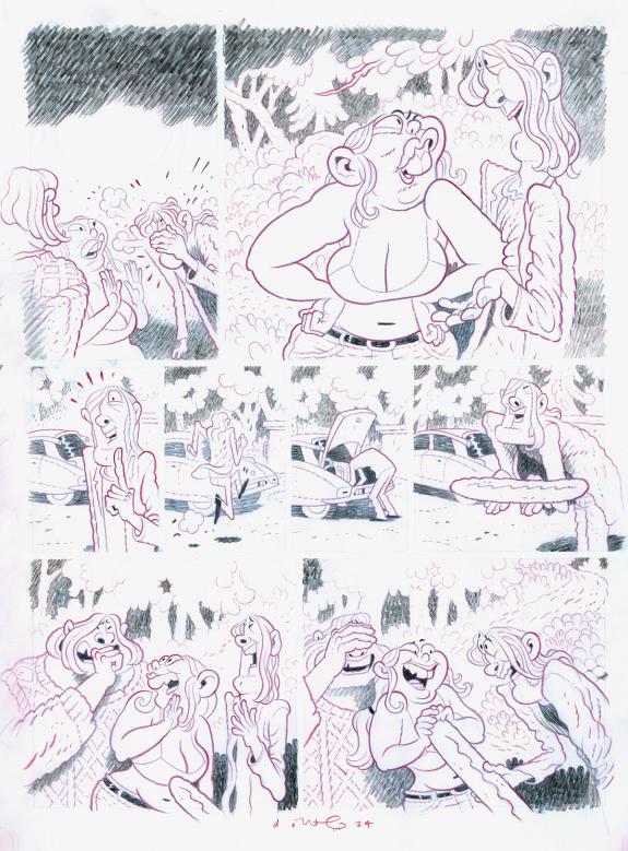 Dave Cooper - Dog Head, L'Architecte ?&nbsp;partie 1
Planche orig