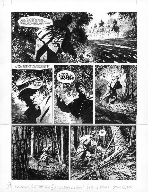 Steve Cuzor - Le Combat d'Henry Fleming, Planche originale n