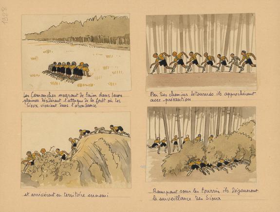 Pierre Joubert - Du temps que j'&eacute;tais "Boiscout", Illustrati