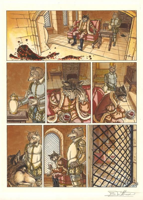 B&eacute;atrice Tillier - Le Bois des Vierges, Planche originale n&deg;