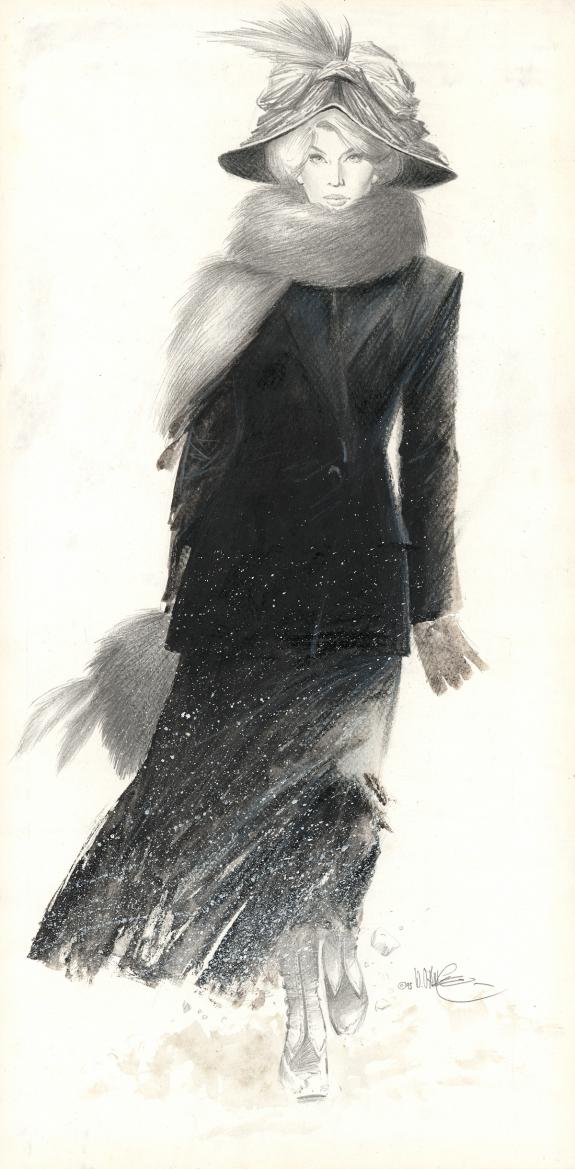 William Vance - XIII, Illustration originale r&eacute;alis&eacute;e pour l