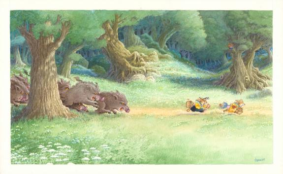 Lo&iuml;c Jouannigot - La Famille Passiflore , L'Omelette g&eacute;ante 