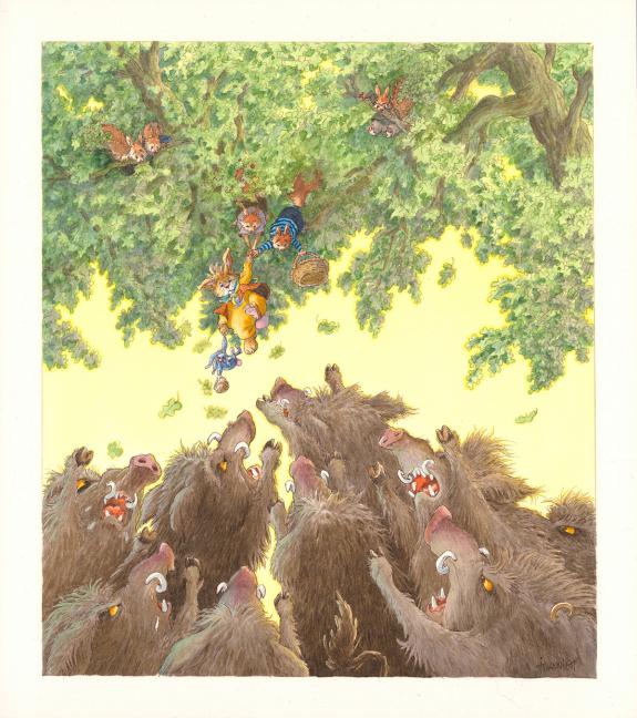 Lo&iuml;c Jouannigot - La Famille Passiflore , L'Omelette g&eacute;ante 