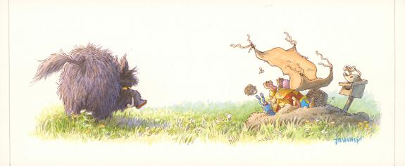 Lo&iuml;c Jouannigot - La Famille Passiflore , L'Omelette g&eacute;ante 