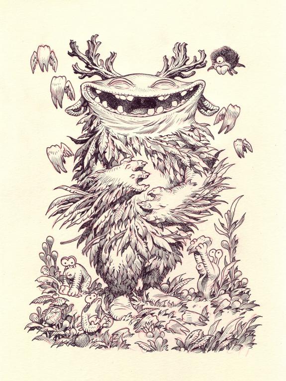 Stan Manoukian - B&ecirc;tes &agrave; faire peur, Illustration originale,