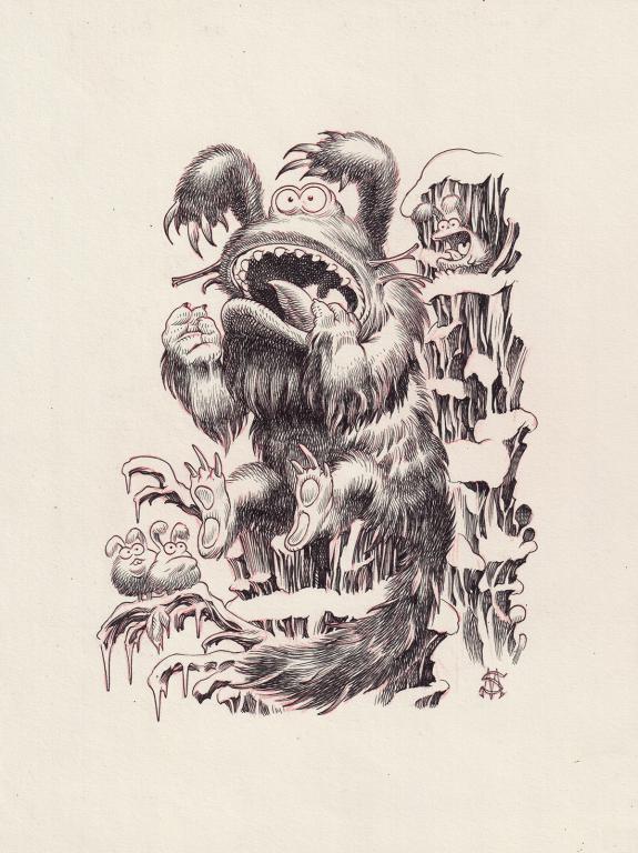 Stan Manoukian - B&ecirc;tes &agrave; faire peur, Illustration originale,