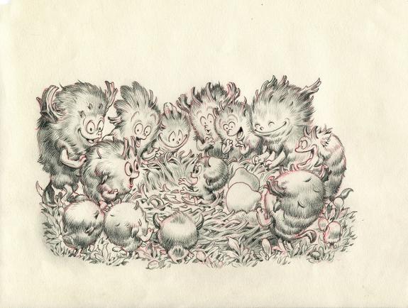 Stan Manoukian - Monstre , Monstre n'est pas bleu, Illustrat