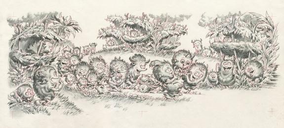 Stan Manoukian - Monstre , Monstre n'est pas bleu, Illustrat