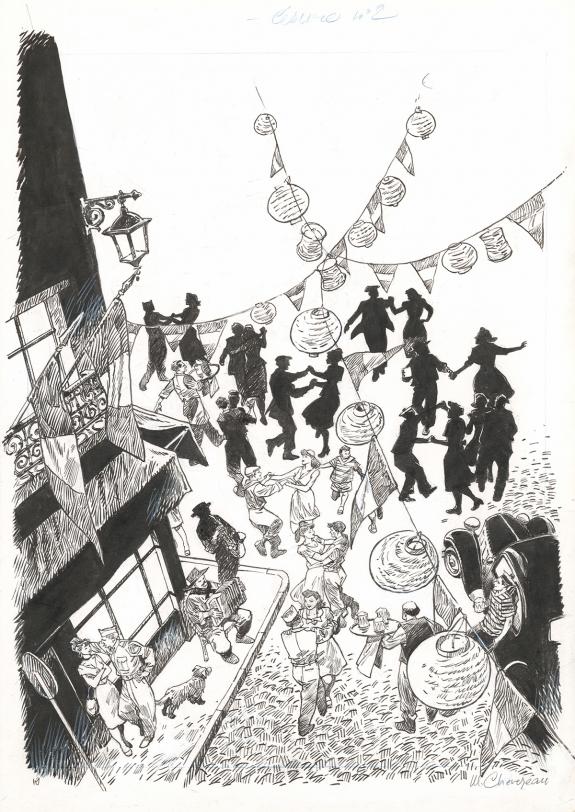 Michel CHEVEREAU - Bon Voyage ?, Planche originale n&deg;19 (cha