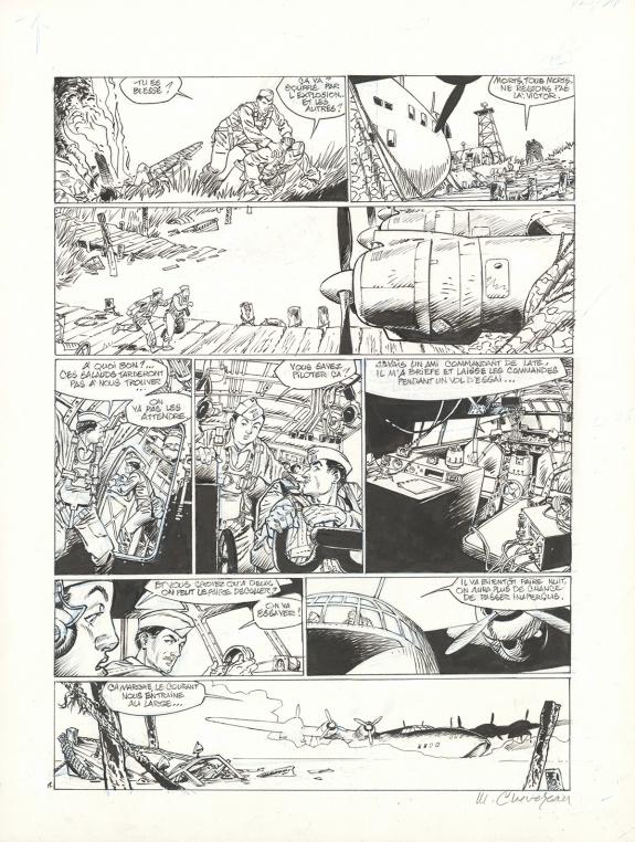 Michel CHEVEREAU - Bon Voyage ?, Planche originale n&deg;12