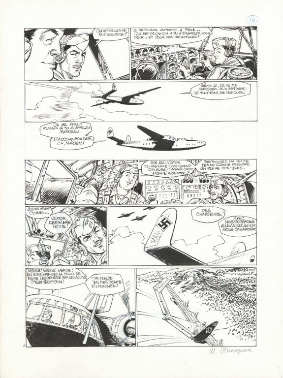 Michel CHEVEREAU - Bon Voyage ?, Planche originale n&deg;14