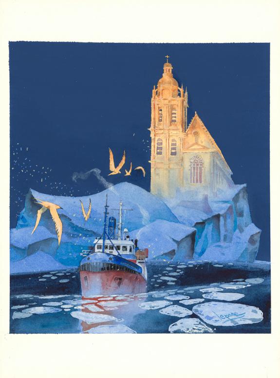 Emmanuel Lepage - Illustration originale pour l'affiche de l