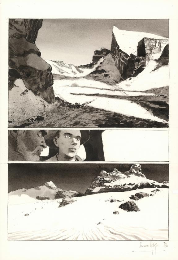 Emmanuel Lepage - Au pied des &eacute;toiles, Planche originale n&deg;3